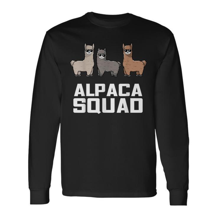 Alpaca For Alpaca Squad Lovers Langarmshirts Geschenkideen