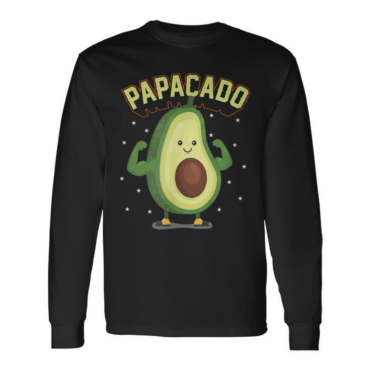 Avocado For Fathers Papacado Langarmshirts Geschenkideen