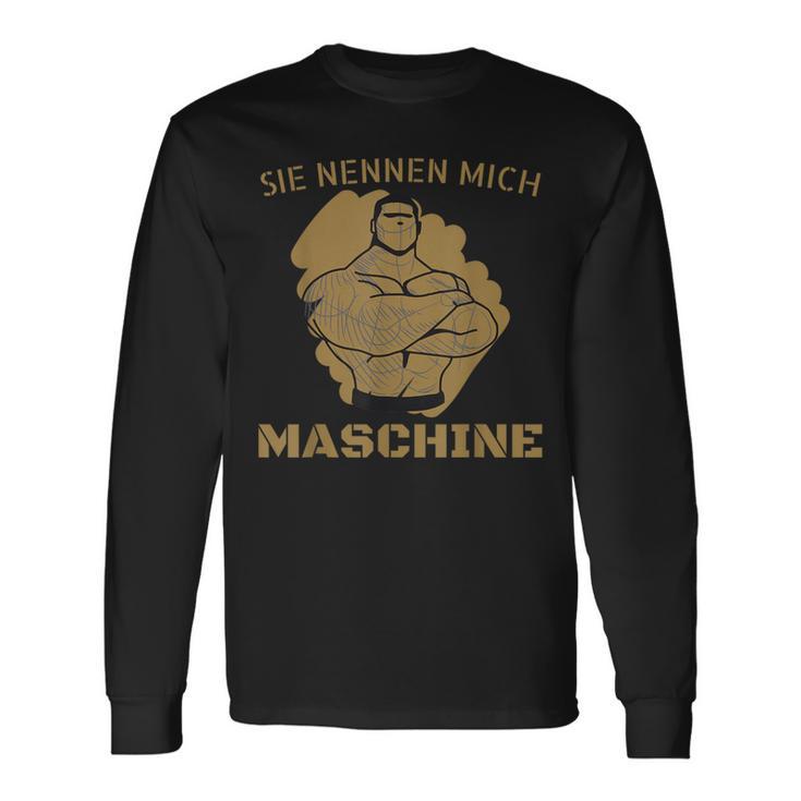 Bodybuilder Training Ich Name Mich Machine Langarmshirts Geschenkideen