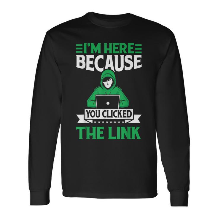 Cyber Security Analyst & Ethical Hacker Ciberseguridad Camiseta de manga larga