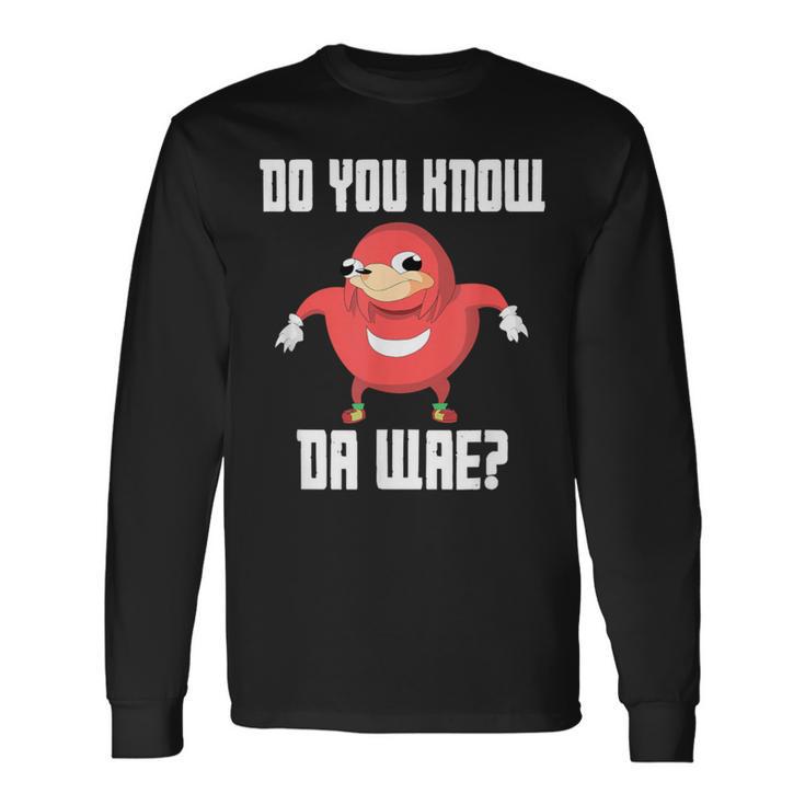 Known Du Wae Way Now Uganda Langarmshirts Geschenkideen