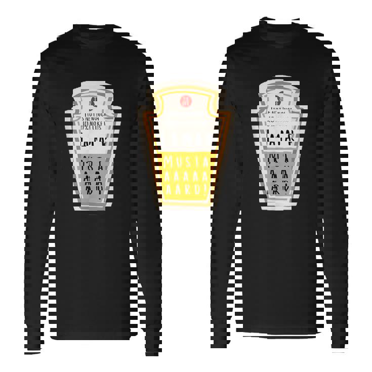 Lamar Mustard Meme Family Matching Ketchup Sauce Long Sleeve T-Shirt
