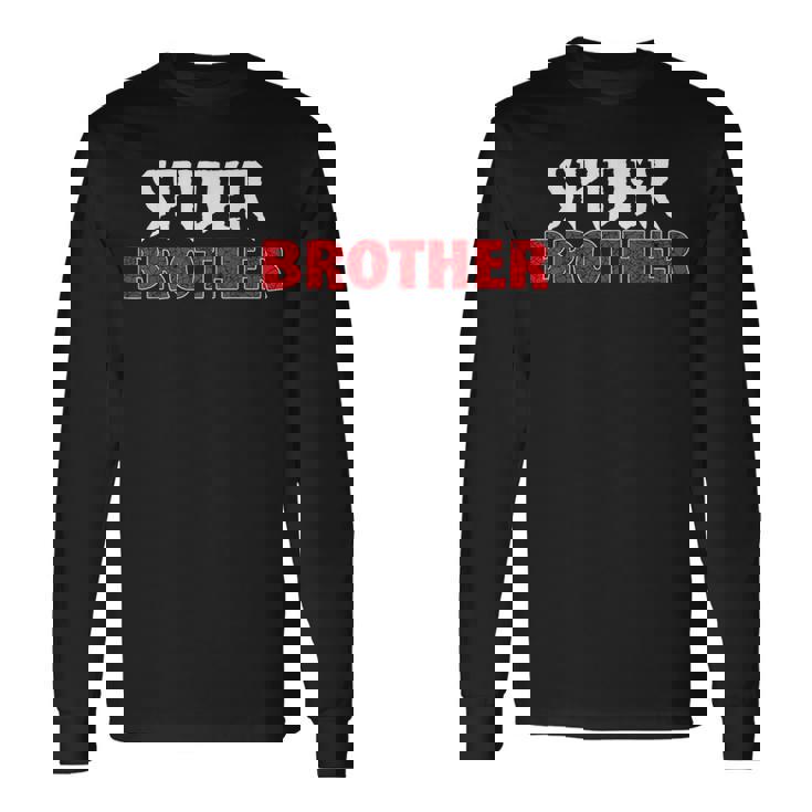 Spider Brother Matching Family Birthday Party Long Sleeve T-Shirt