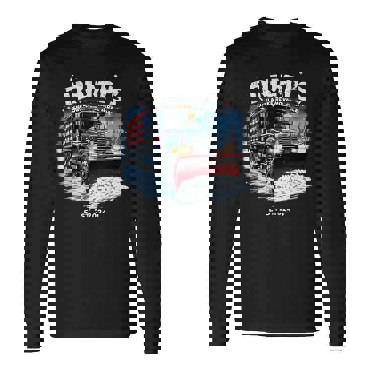 Trump Snowflake Removal Service 2024 Elecciones Trump Camiseta de manga larga