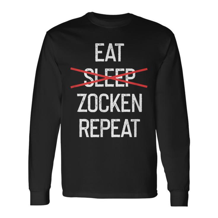 Gamer Zocken Gamer Langarmshirts Geschenkideen