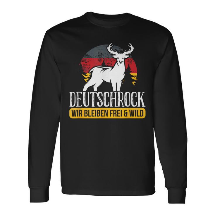 German Rock Wir Bleibfrei & Wild Langarmshirts Geschenkideen