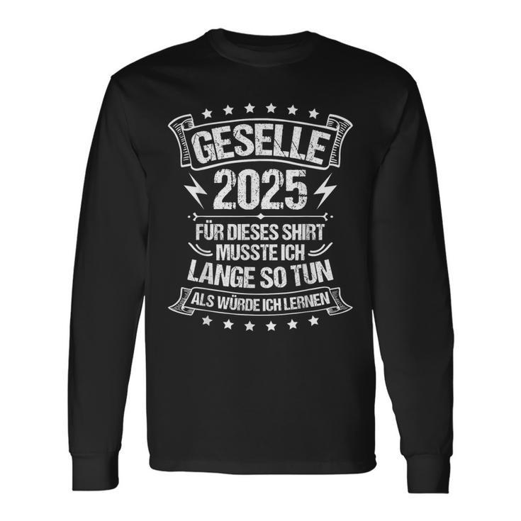 Geselle 2025 Gesellenprüfung Gesellenbrief Langarmshirts Geschenkideen