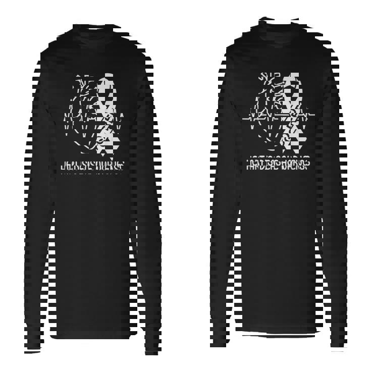 Go Red For Heart Disease Awareness Chd Wear Red Long Sleeve T-Shirt