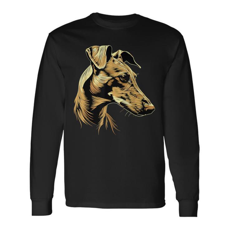 Greyhound Dog Love Greyhound Greyhound Langarmshirts Geschenkideen