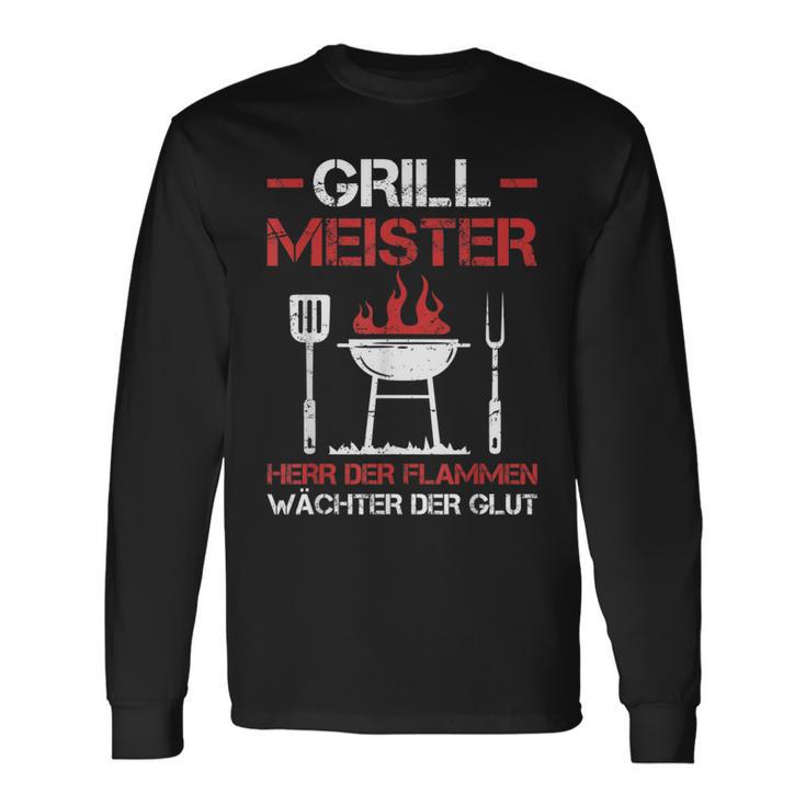 Grillmeister Lord Of The Flames Barbecue Party Barbecue S Langarmshirts Geschenkideen