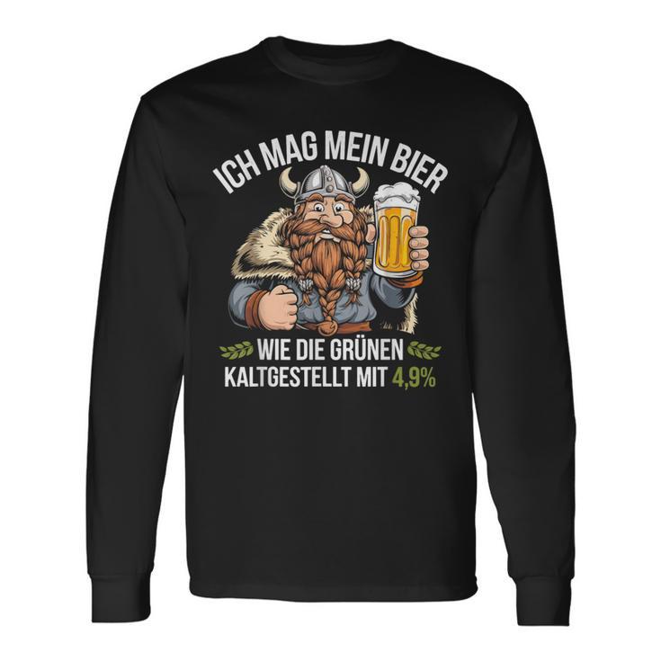 Grünen Politics Bier Langarmshirts Geschenkideen