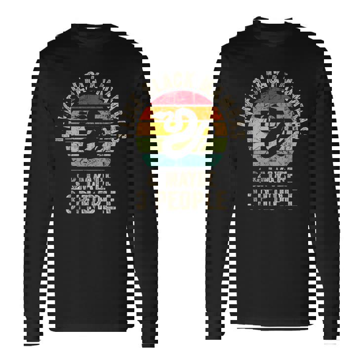 Me Gustan Las Mambas Negras Y Talez 3 Personas Mambas Camiseta de manga larga