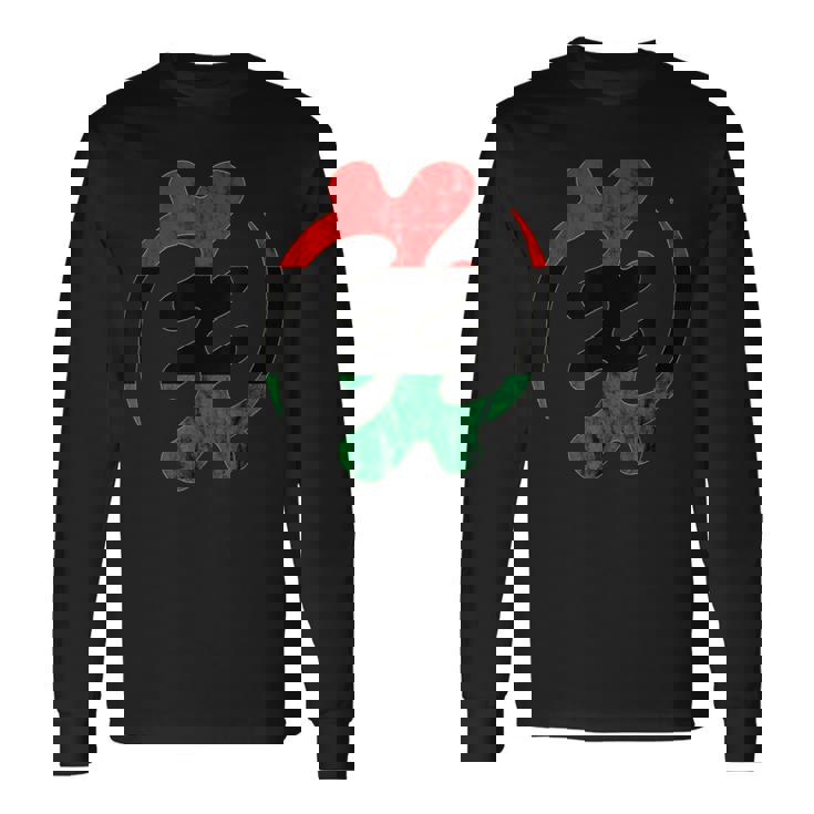 Gye Nyame Adinkra Symbole Afrique De L'ouest T-shirt à manches longues