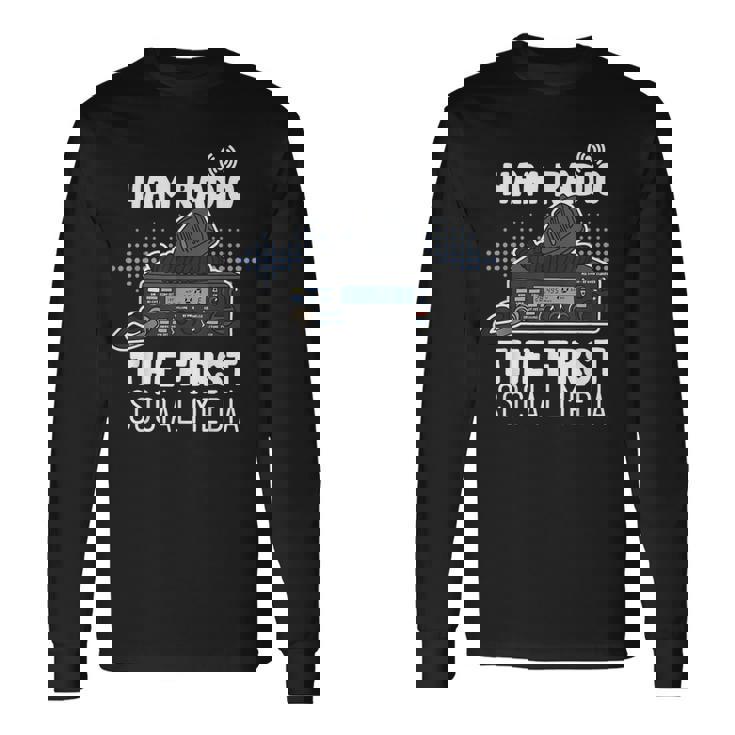 Ham Radio El Operador Original De Radioaficionado De Las Camiseta de manga larga
