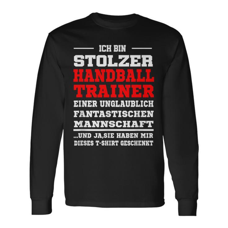 Handball Trainer For Your Handball Trainer Langarmshirts Geschenkideen