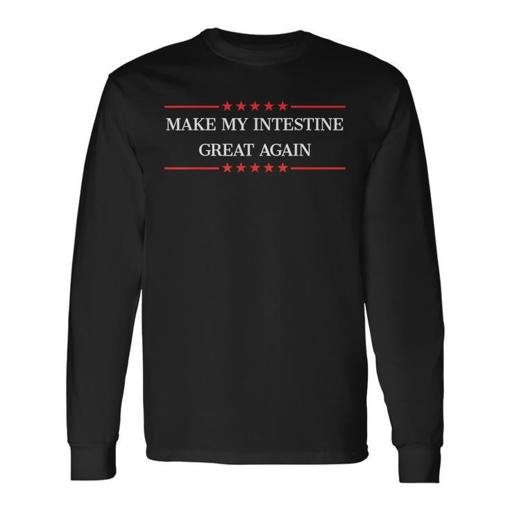 Haz Que Mi Intestinouelva A Ser Grande Camiseta de manga larga