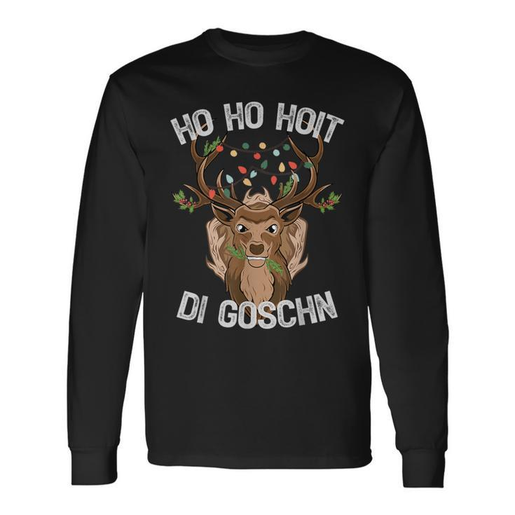 Ho Ho Hoit Di Goschn Weihnachten Ugly Christmas Langarmshirts Geschenkideen