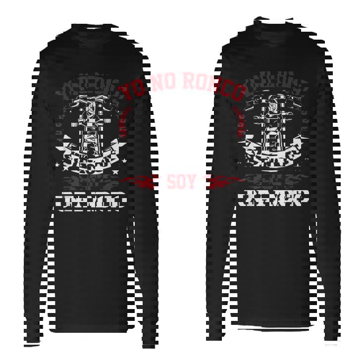 Hombre Motero Biker Regalos Motoristas Sueño Con Motos Camiseta de manga larga Ideas de regalos