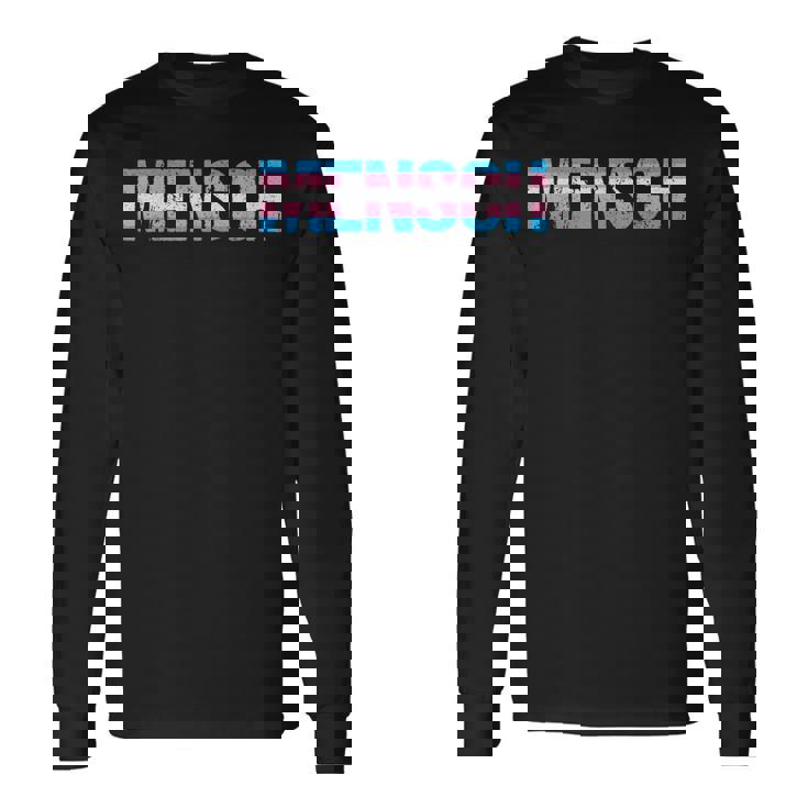 Human Trans Pride LGBTQ LGBT Transgender Transman Long Sleeve T-Shirt