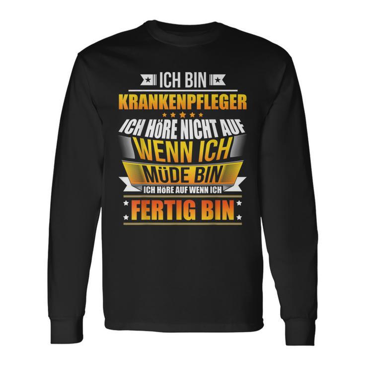 Ich Bin Krankenpfleger Ich Bin Langarmshirts Geschenkideen