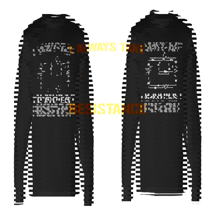 Ingeniero Eléctrico Resistencia Para Un Electricista Camiseta de manga larga