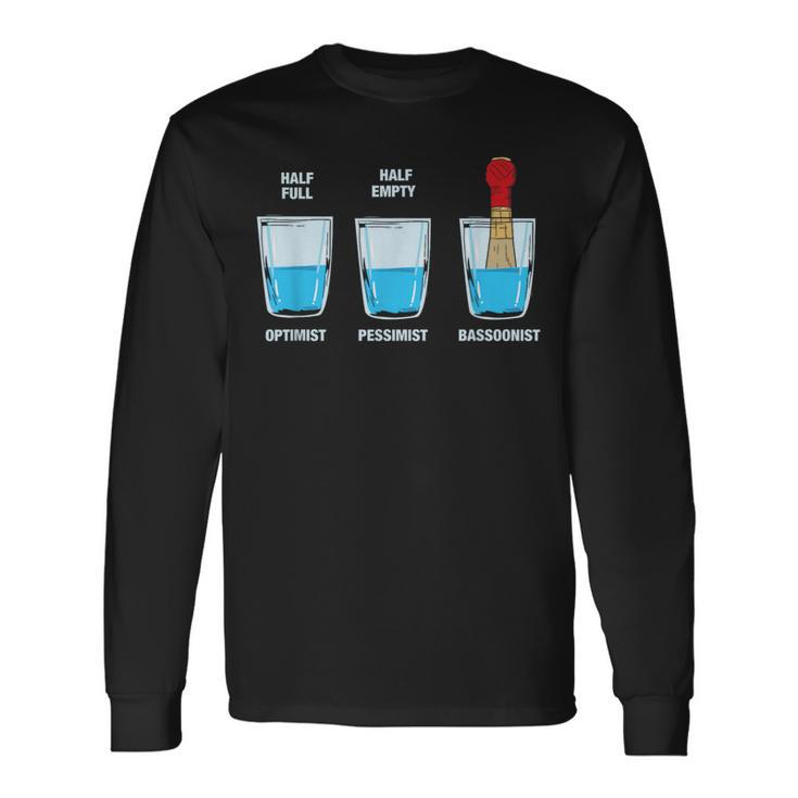 Instrument Pour Basson Bassoonist Play Orchestre Musique Bassoon T-shirt à manches longues