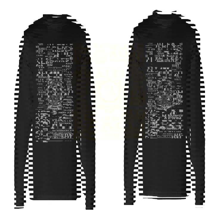 It's An Alli Thing Alli Name Long Sleeve T-Shirt
