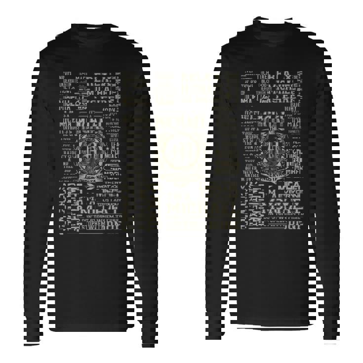 It's A Michael Thing Michael Name Long Sleeve T-Shirt