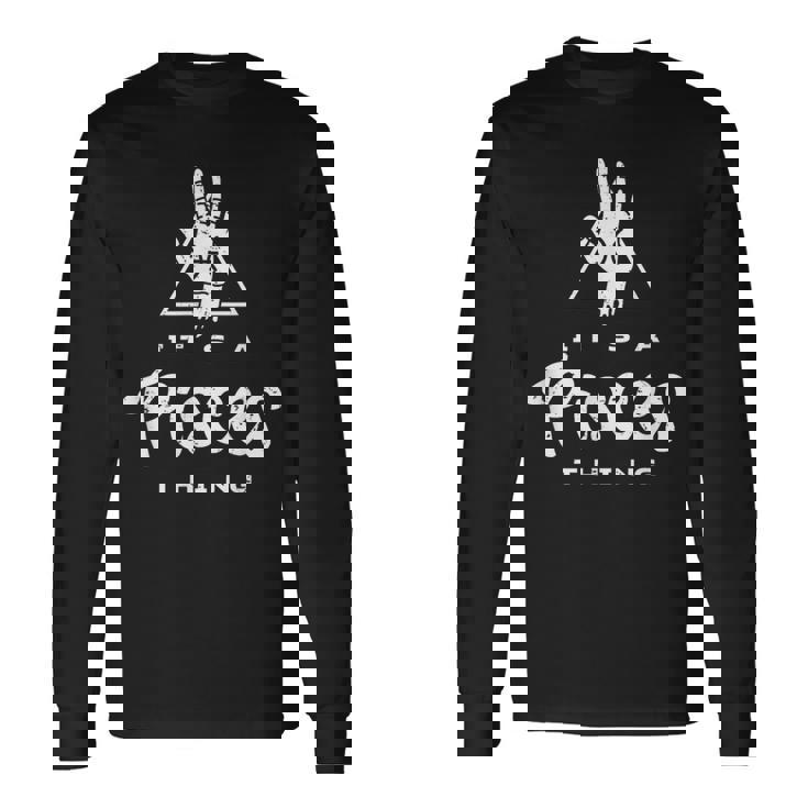 It's a Pisces Thing Pisces Birthday Palm Reading Long Sleeve T-Shirt