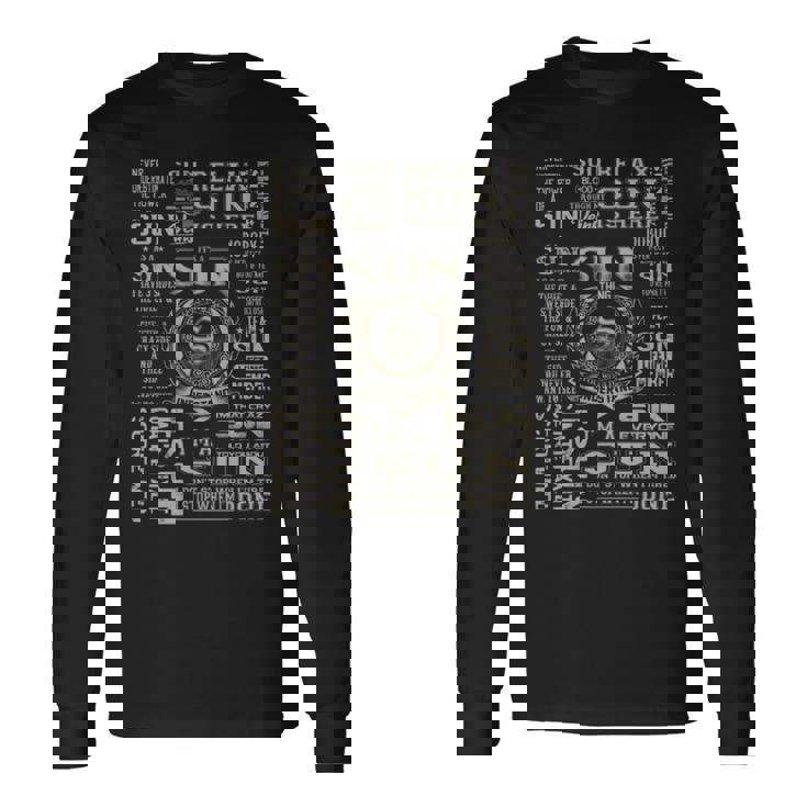 It's A Sun Thing Sun Name Long Sleeve T-Shirt