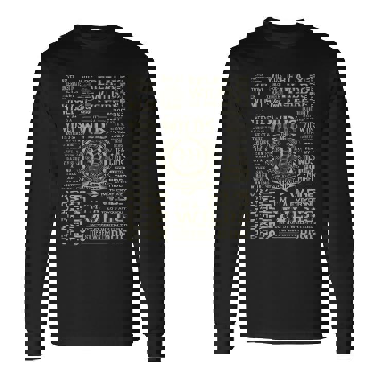 It's A Wilds Thing Wilds Name Long Sleeve T-Shirt