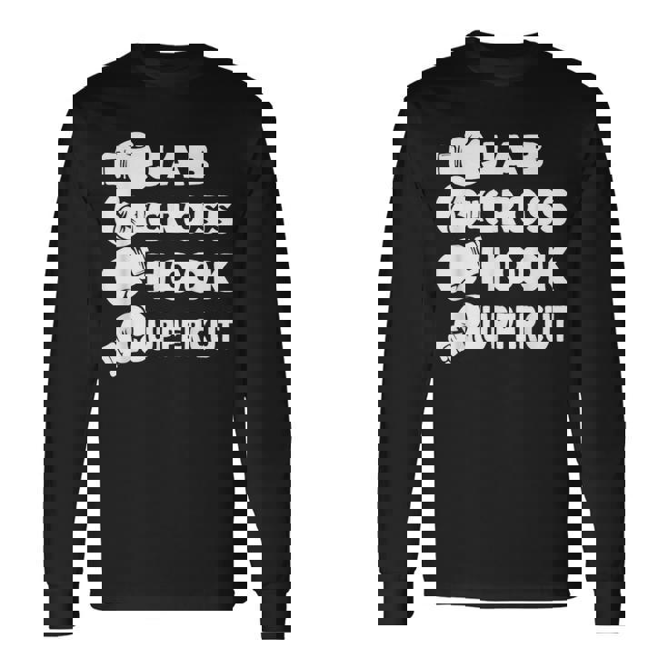 Jab Cross Hook Uppercut Boxeador Para Amantes Del Boxeo Gimnasio Kickboxing Camiseta de manga larga Ideas de regalos