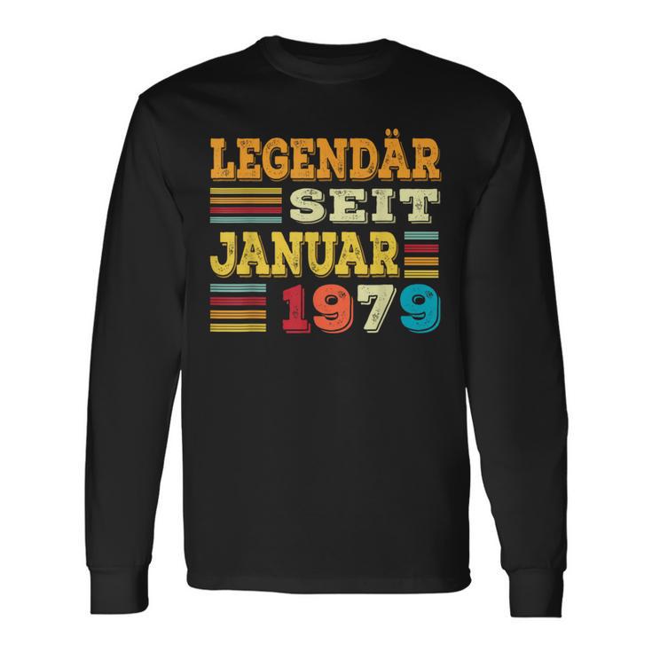 Januar 1979 Lustige Geschenke 46 Geburtstag Langarmshirts Geschenkideen