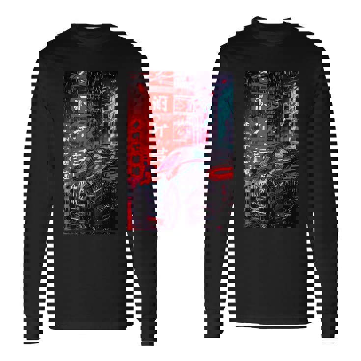 Jdm Japón Drifting Racing Tuning Sport Car Tokio Drift Camiseta de manga larga
