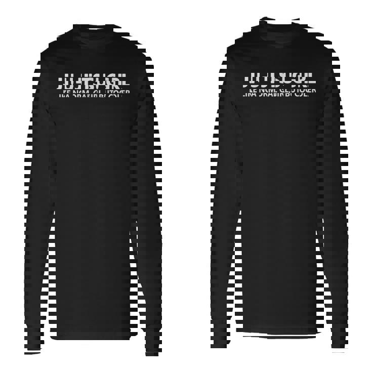 Jiu Jitsu Chica Divertida Jiu Jitsu Chica Camiseta de manga larga Ideas de regalos