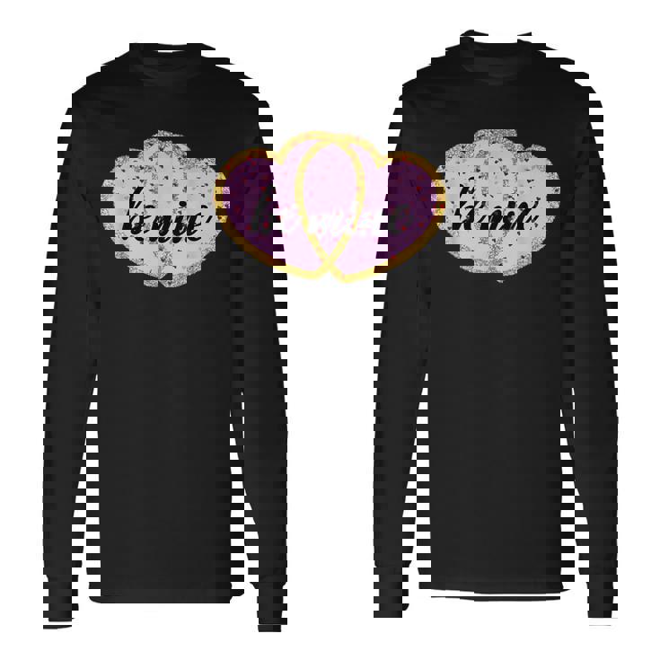 Joli Cadeau De Saint-Valentin Avec Inscription Be Mine T-shirt à manches longues