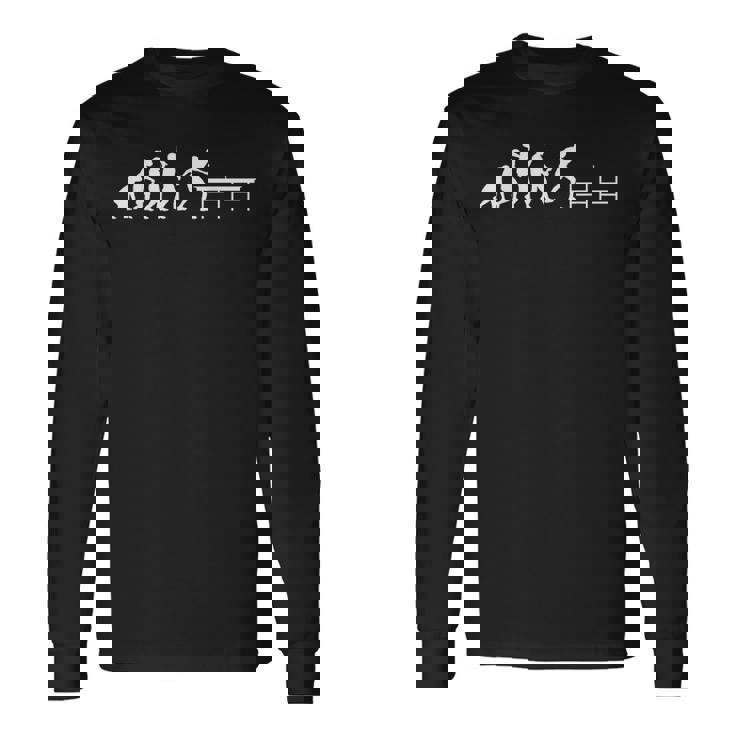 Joueur De Tennis De Table Athlète De Ping-Pong Evolution T-shirt à manches longues