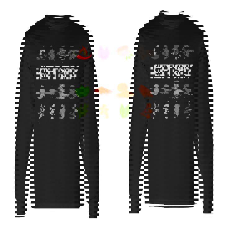 Keep It Spicy  For Cook Who Loves Spices Spice Camiseta de manga larga