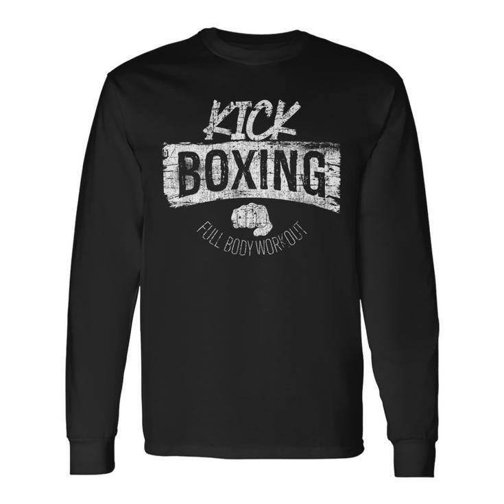 Kickboxing Boxer Kickboxer Kick Boxing Langarmshirts Geschenkideen