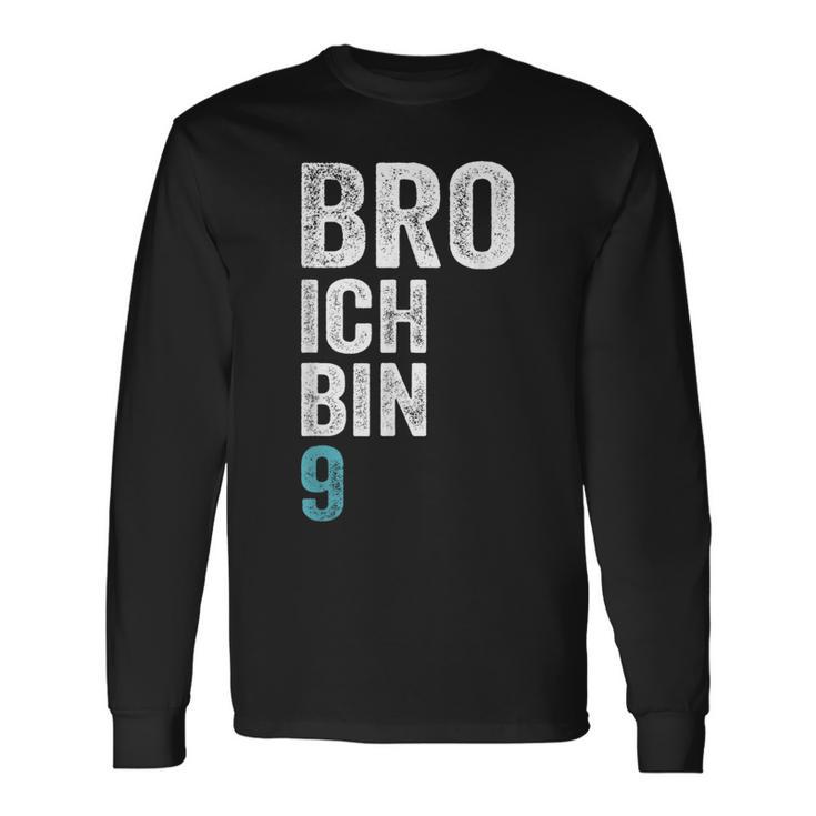 Kinder Bro Ich Bin 9 Jahre Alt Birthday 9Th Birthday Langarmshirts Geschenkideen