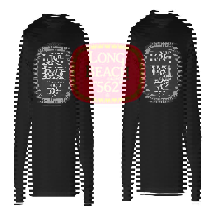 Kings Of Long Beach California Ca Oe Old English T-shirt à manches longues