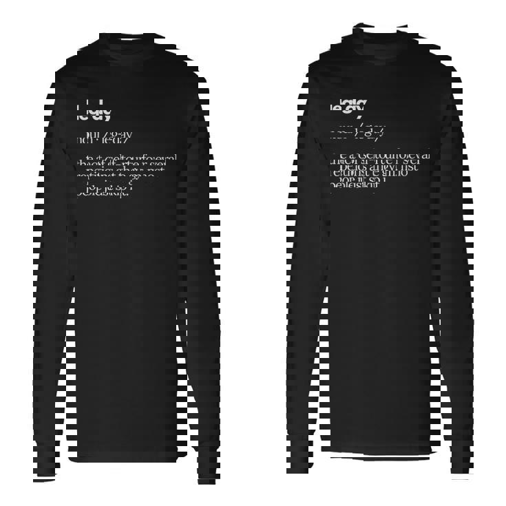 Leg Day Definition Funda Para Bomba De Gimnasio De Gran Tamaño Para Hombre Camiseta de manga larga