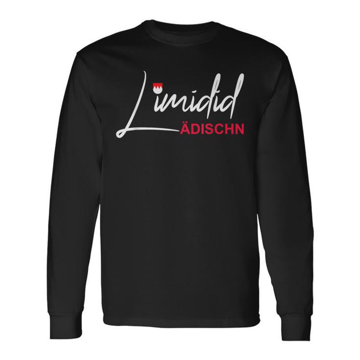 With Limidid Ädish Dialect Coat Of Arms Langarmshirts Geschenkideen