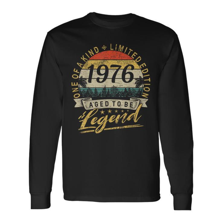 Limited Edition 1976 Geburtstag Retro Geburtsjahr 1976 Langarmshirts Geschenkideen