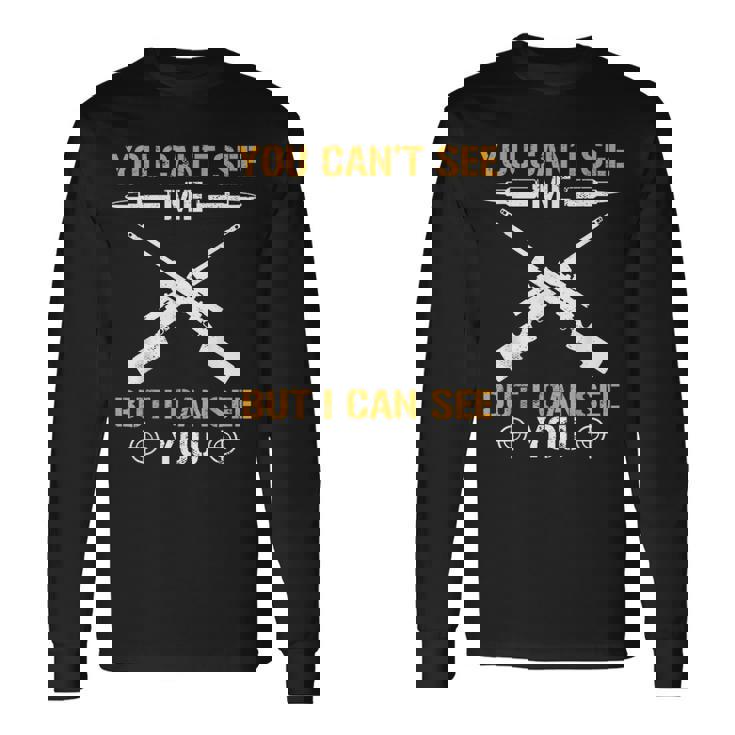 Long Range Shooting Marksman Precision Rifle Shooter Camiseta de manga larga Ideas de regalos