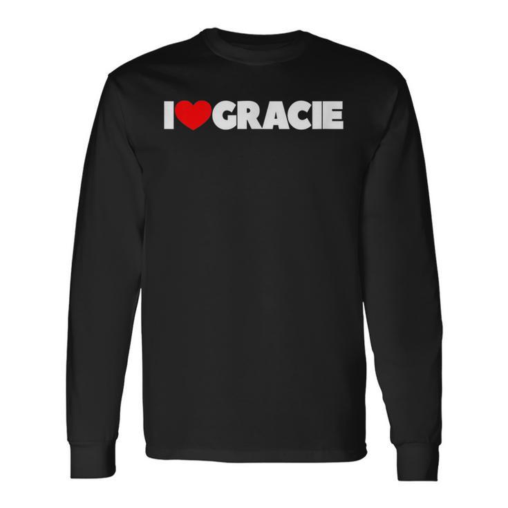 I Love Gracie Langarmshirts Geschenkideen