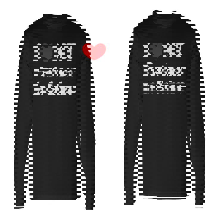 I Love My Partner In Crime I Heart My Partner In Crime Camiseta de manga larga