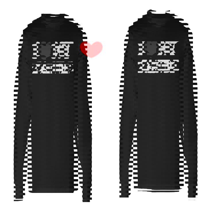 I Love My Zahide Ich Liebe Meinen Zahide Langarmshirts Geschenkideen