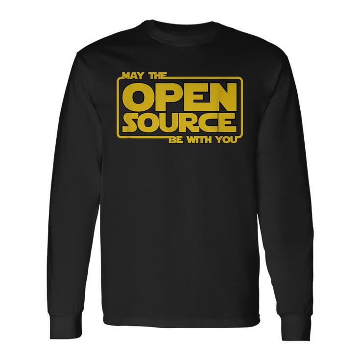 May Open Source Programming Devops Software Linux Java Langarmshirts Geschenkideen