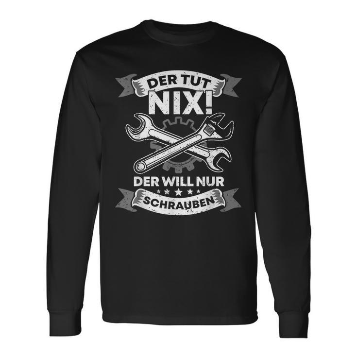 Mechanic Car Mechatronics Workshop Langarmshirts Geschenkideen